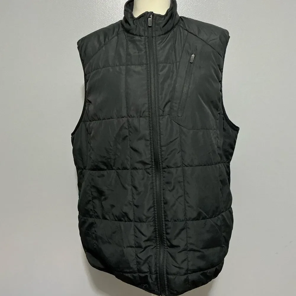 PGA Tour Unisex Vest  Black Full Zip size L